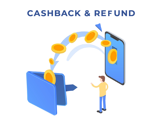 Instant refunds and cashback  -  PayG